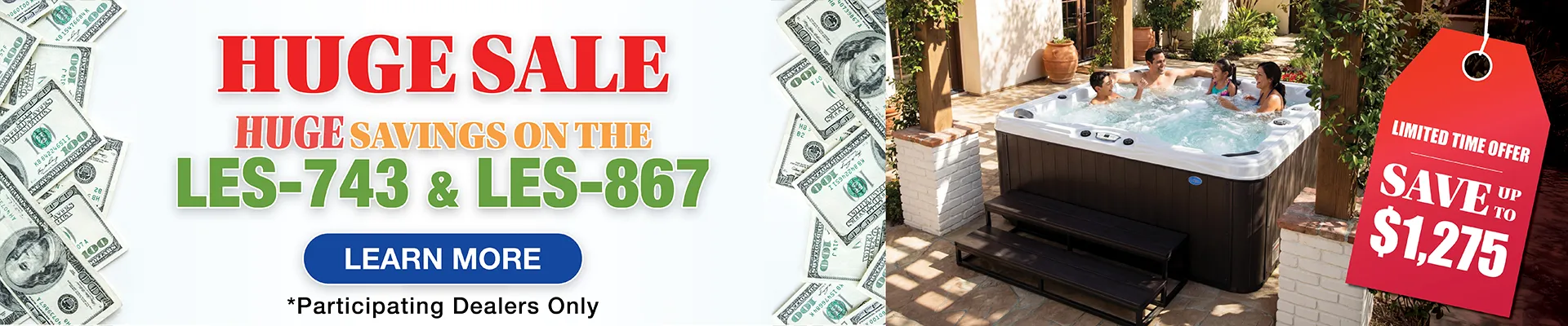 Calspas hot tub being used in a family setting - Livermore